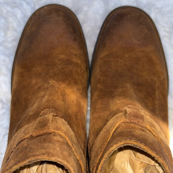 Born Distressed Chestnut Brown Suede Boots, Size 7.5 - Picture 6 of 16